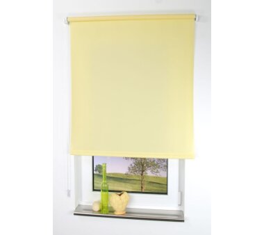 LIEDECO Seitenzugrollo Uni-Tageslicht 122 x 180 cm Fb. gelb