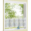 Bistro-Gardine BONNIE, Web-Scherli, mit Schlaufen, halbtransparent, Farbe multicolor, HxB 45x140 cm