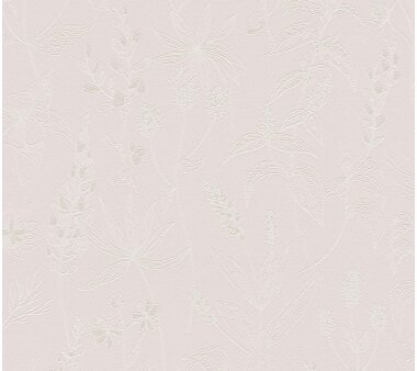 A.S. Création Tapete Vlies Jette 5 Metallic Rosa Weiß 10,05 m x 0,53 m EOL