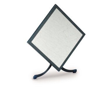 BEST Freizeitmöbel Klapptisch BOULEVARD quadratisch, Farbe silber, 80x80 cm