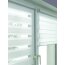 GARDINIA EASYFIX Doppelrollo weiß 45 x 150 cm mit einfacher Montage auf dem Fensterflügel