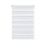 GARDINIA EASYFIX Doppelrollo weiß 100 x 150 cm mit einfacher Montage auf dem Fensterflügel