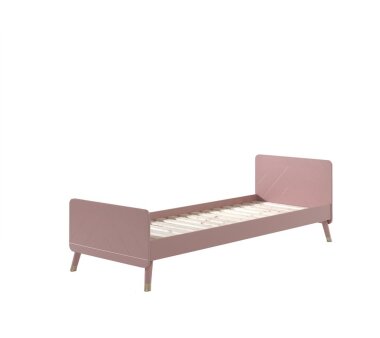 Vipack Einzelbett TONY, Liegefläche 90x200 cm, Farbe rosa
