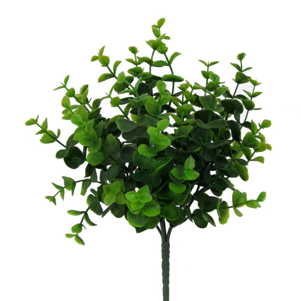Kunstpflanze Eukalypthusbusch, 5er Set, Farbe grün, Höhe ca. 31 cm