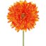Kunstblume Gerbera gefüllt, 10er Set, Farbe orange, Höhe ca. 60 cm