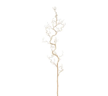 Kunstpflanze Korkenzieherhasel, 2er Set, Farbe gold,...