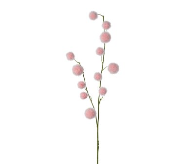 Kunstpflanze Klettenzweig, 3 er Set, Farbe rosa,...