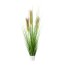 Kunstpflanze Grasbusch, Farbe grün, inkl. weißem Topf, Höhe ca. 80 cm