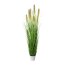 Kunstpflanze Grasbusch, Farbe grün, inkl. weißem Topf, Höhe ca. 180 cm