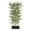 Kunstpflanze Bambusraumteiler mit Naturstamm, 1320 Blätter, Farbe grün, Höhe ca. 165 cm