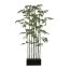 Kunstpflanze Bambusraumteiler mit Naturstamm, Farbe grün, Höhe ca. 150 cm