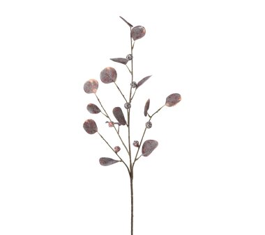 Kunstpflanze Eukalypthuszweig, 6er Set, Farbe aubergine,...