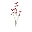 Kunstpflanze Zierapfelzweig, 4er Set, Farbe rot, Höhe ca. 93 cm