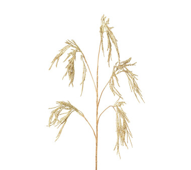 Kunstpflanze Reiszweig, Farbe creme-gold, Höhe ca....