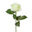 Kunstblume Rose, 6er Set, Farbe weiß-grün, Höhe ca. 53 cm