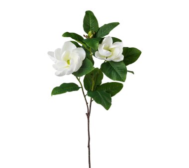 Kunstblume Magnolia Grandiflora XXL, Farbe weiß,...