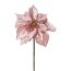 Kunstblume Poinsettie Velvet, 5er Set, Farbe rosa, Höhe ca. 50 cm