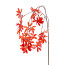 Kunstpflanze Ahornzweig, 3er Set, Farbe coralle, Höhe ca. 115 cm