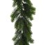 Künstliche Tannengirlande, 168 Zweige, Farbe grün, Länge ca. 180 cm