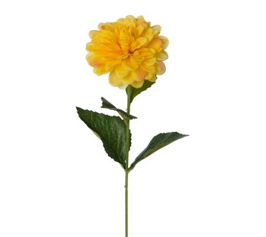 Kunstblume Dahlie, 8er Set, Farbe gelb, Höhe ca. 53 cm