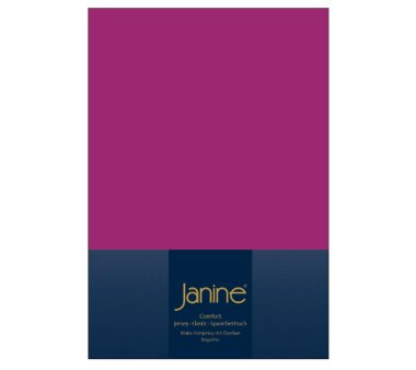 Janine Comfort-Jersey-Spannbettlaken 5002, mit Elasthan,...