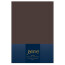 Janine Comfort-Jersey-Spannbettlaken 5002, mit Elasthan, dunkelbraun, Matratzenhöhe 10-35 cm, verschiedene Größen