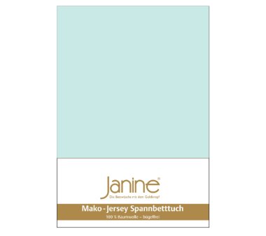 Janine Jersey-Spannbettlaken 5007, morgennebel, 100%...