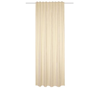 Thermo Chenille Einzelschal WOLLY mit Funktionsband, Farbe creme HxB 295x135 cm