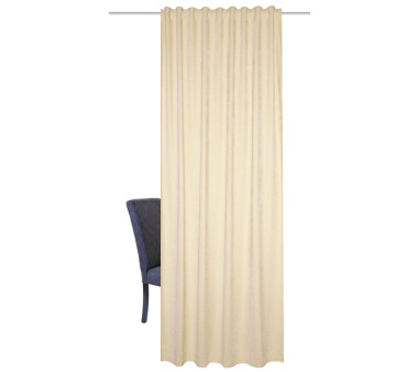 Thermo Chenille Einzelschal WOLLY mit Funktionsband, Farbe creme HxB 295x135 cm