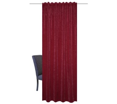 Thermo Chenille Einzelschal WOLLY mit Funktionsband, Farbe bordeaux