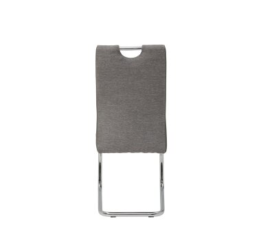 Schwingstuhl Alina S, 4er Set, mit Webstoff-Bezug, Farbe grau