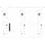 5er-Set Flächenvorhänge STARS blickdicht, Höhe 245 cm, grau