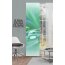 Schiebevorhang Deko blickdicht GOTAS, Farbe grün, Größe BxH 60x245 cm