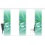 5er-Set Schiebevorhänge GOTAS blickdicht / transparent, Höhe 245 cm, grün