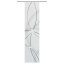 VISION S Schiebevorhang BLINKI in Bambus-Optik, Digitaldruck, halbtransparent, türkis, Größe BxH 60x260 cm
