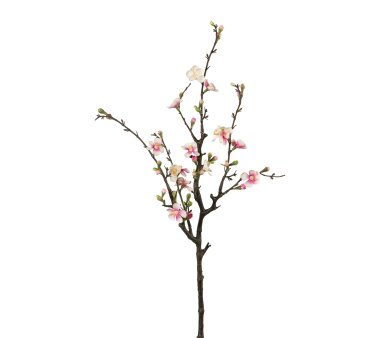 Künstlicher Quittenzweig, rosa, Höhe ca. 75 cm