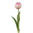 Kunstblume Tulpe gefüllt, 5er Set, rosa, Höhe ca. 37 cm