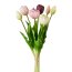 Kunstblume Tulpenbund gefüllt, rosa, Höhe ca. 39 cm