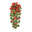 Kunstpflanze Geranienhänger, rot, Höhe ca. 80 cm