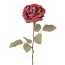 Kunstblume Rose, 3er Set, bordeaux, Höhe ca. 56 cm