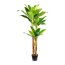 Künstliche Bananenpflanze, grün, inklusive Kunststoff-Topf, Höhe ca. 240 cm