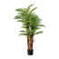 Kunstpflanze Arecapalme, grün, mit Cocosstamm, inkl. Kunststoff-Topf, Höhe ca. 160 cm
