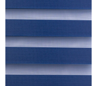 Lichtblick Duo Rollo Klemmfix, ohne Bohren, verspannt, Blau 45 cm x 150 cm (B x L)