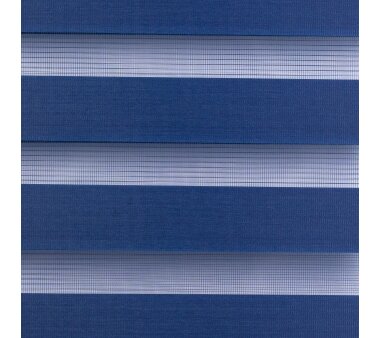 Lichtblick Duo Rollo Klemmfix, ohne Bohren, verspannt, Blau 70 cm x 150 cm (B x L)