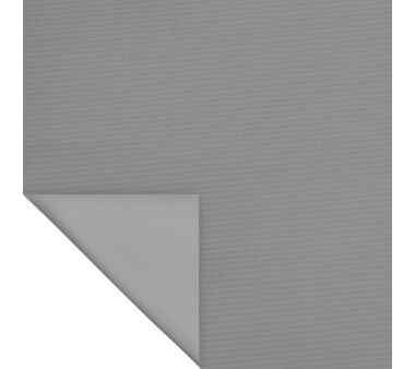 Lichtblick Rollo Klemmfix, ohne Bohren, verspannt, Verdunkelung, Grau 45 cm x 150 cm (B x L)