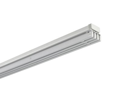 Gardinia Flächenvorhangschiene Emia 2-Lauf aluminium ausziehbar 140-225 cm