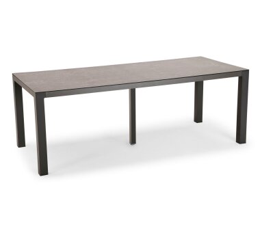 BEST Freizeitmöbel Tisch Houston, 210x90cm, anthrazit/anthrazit