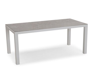 BEST Freizeitmöbel Tisch Houston, 210x90cm, silber/anthrazit
