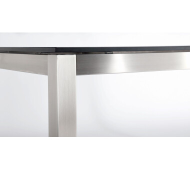 BEST Freizeitmöbel Tisch Marbella, 160x90cm, edelstahl/ardesia
