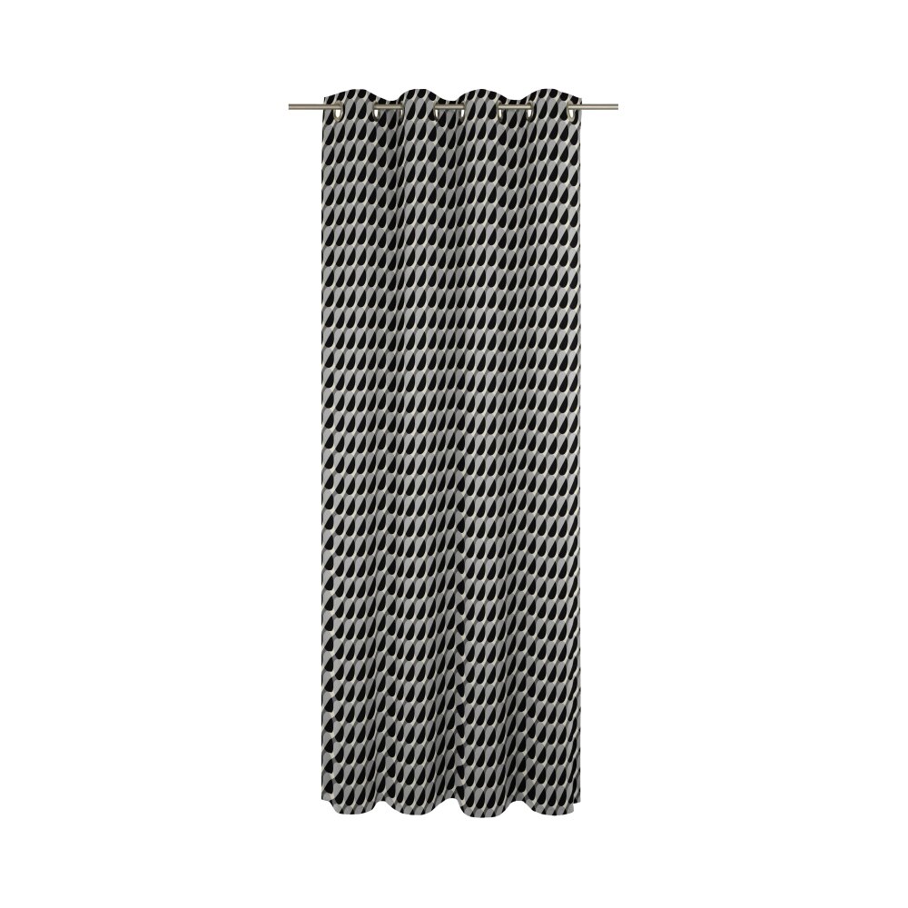 ADAM Deko-Schal Circles mit Ösen, grau, HxB 225x145 cm online kaufen